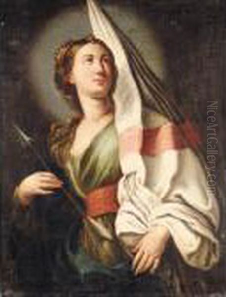 Saint Ursula Oil Painting by Andrea Casali