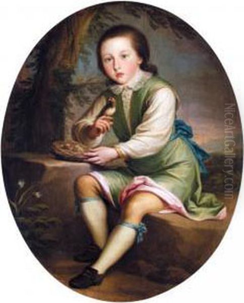 Portrait Of William Beckford When A Boy Oil Painting by Andrea Casali