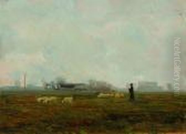 Campagna Oil Painting by Carlo Casanova