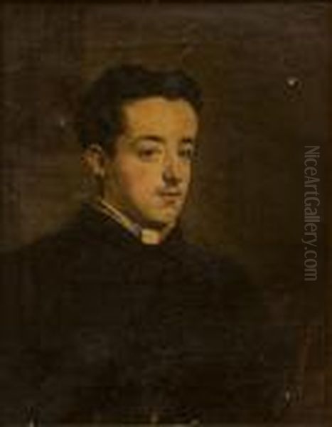 Retrato De Joven Oil Painting by Antonio Salvador Casanova Y Estorach