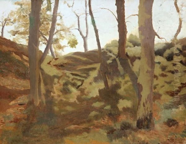 Paisaje Oil Painting by Ramon Casas Y Carbo