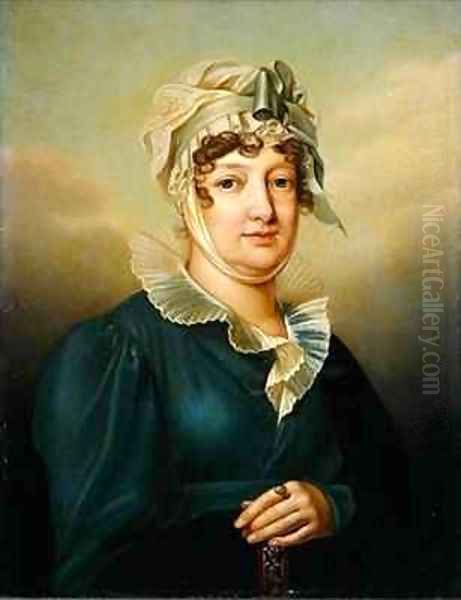 Electress Wilhelmine Caroline von Hessen-Kassel Oil Painting by Johann Friedrich Bury