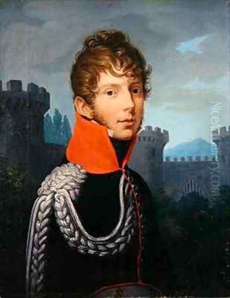 Wilhelm Friedrich Ernst von Dalwigk zu Schauenburg Oil Painting by Johann Friedrich Bury