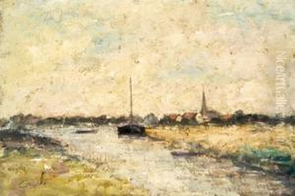 Bord De Riviere Oil Painting by Alfred Casile