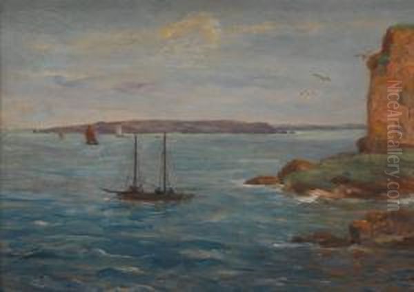 Bord De Mer Oil Painting by Alfred Casile