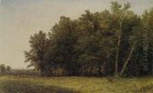 Landscape With Hunter Oil Painting by John William Casilear