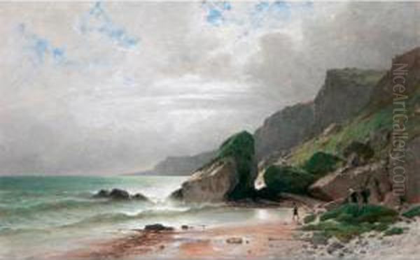 Villers Sur Mer (normandie) Oil Painting by Gustave Castan