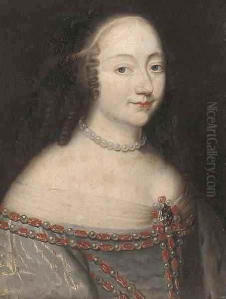 Portrait of lady Oil Painting by Charles Beaubrun