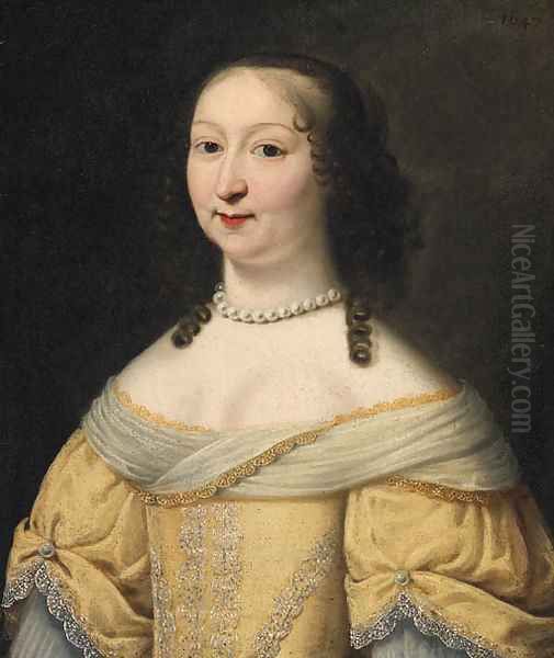 Portrait of a Lady 3 Oil Painting by Charles Beaubrun