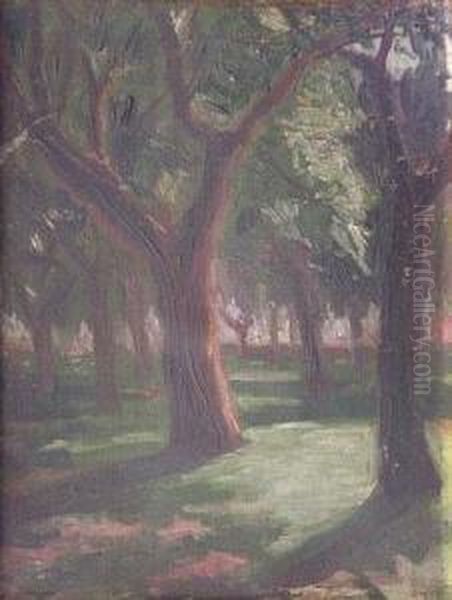 Bosque Oil Painting by Carlos Alberto Castellanos