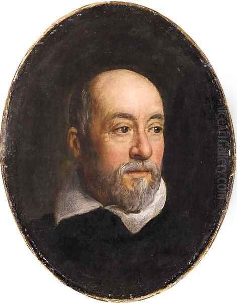 Portrait of a gentleman Oil Painting by Jacopo Bassano (Jacopo da Ponte)