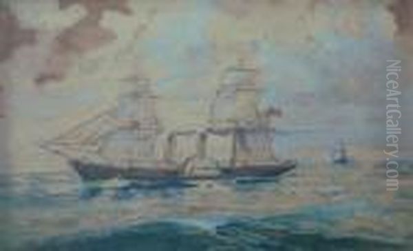 Barco De Ruedas Oil Painting by Roberto Castellanos Mane