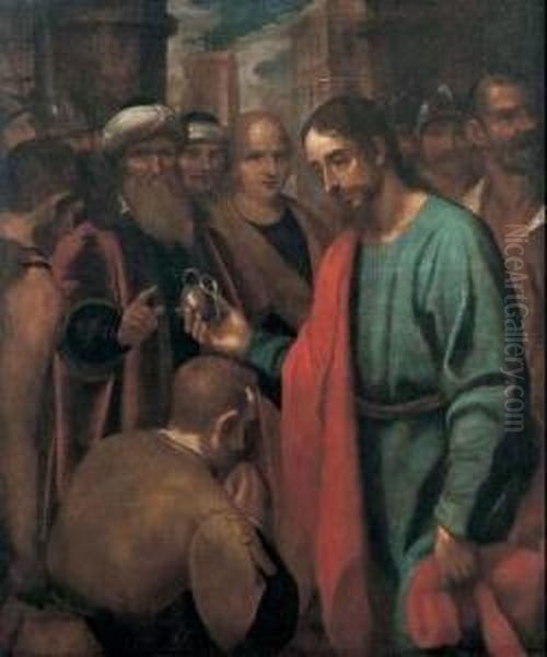 Miracolo Di Gesu Oil Painting by Bernardo Castello