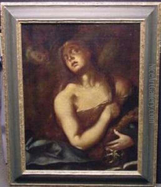 Penitent Magdalene Oil Painting by Valerio Castello