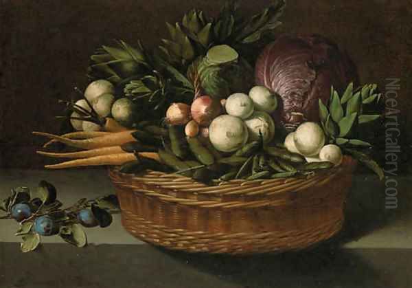 Onions Oil Painting by Pierre van BOUCLE (BOECKEL)