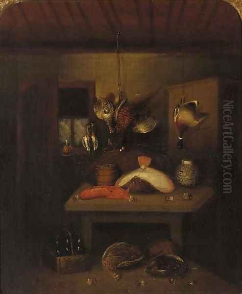 The game larder 2 Oil Painting by Benjamin Blake