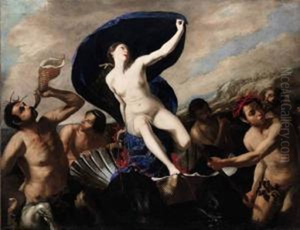 Galatea Oil Painting by Bernardo Cavallino