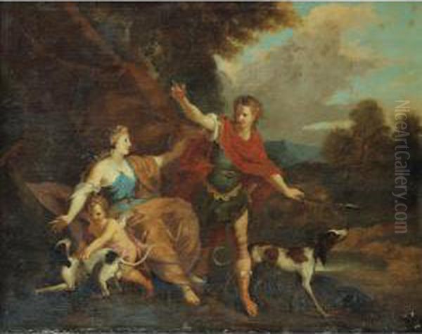 Venus Et Adonis [ ; Venus And Adonis ; Oil On Canvas ] Oil Painting by Pierre-Jacques Cazes