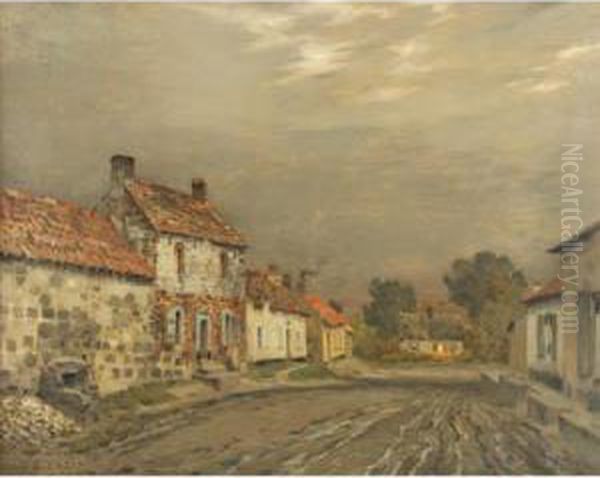 Rue Grise Oil Painting by Jean-Charles Cazin