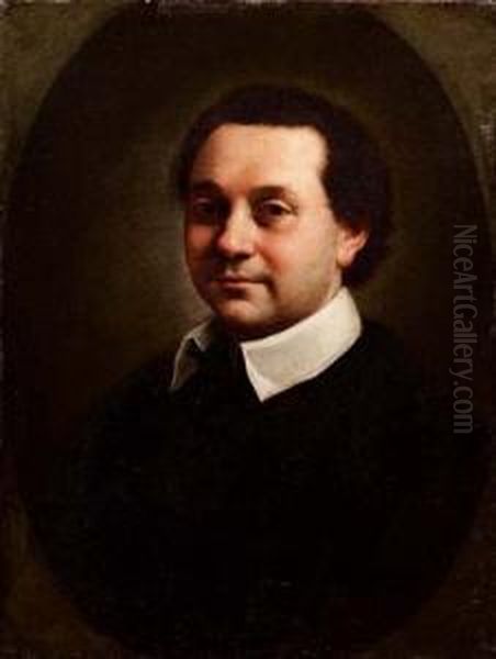 Ritratto Di Antonio Bisigotti Oil Painting by Sebastiano Ceccarini