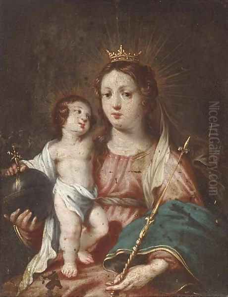 The Virgin and Child 2 Oil Painting by Jan Van Balen