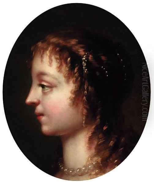 Portrait of a young lady Oil Painting by Mary Beale