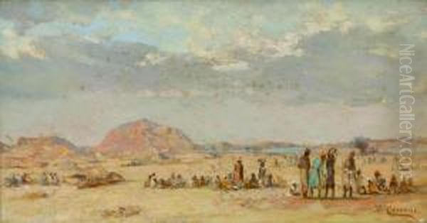 Nel Deserto Oil Painting by Ettore Cercone