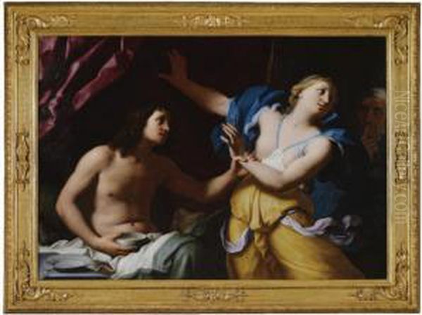 Amnon And Tamar Oil Painting by Giovanni Domenico Cerrini