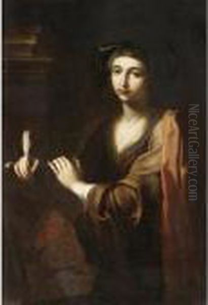 The Erythraean Sibyl Oil Painting by Giovanni Domenico Cerrini