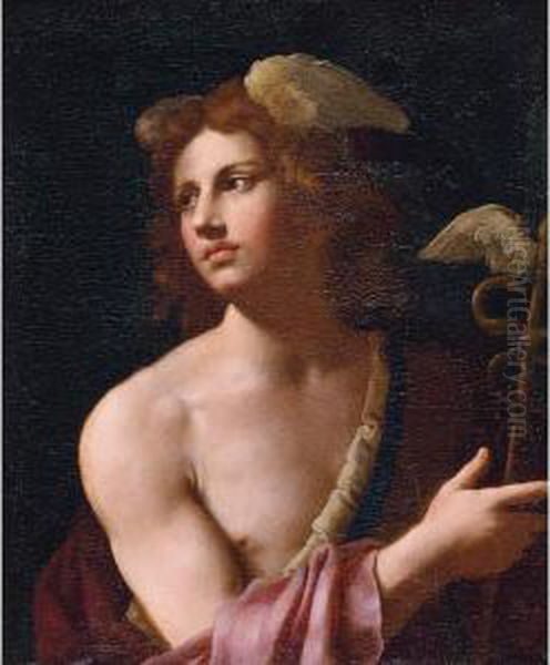 Mercury Oil Painting by Giovanni Domenico Cerrini