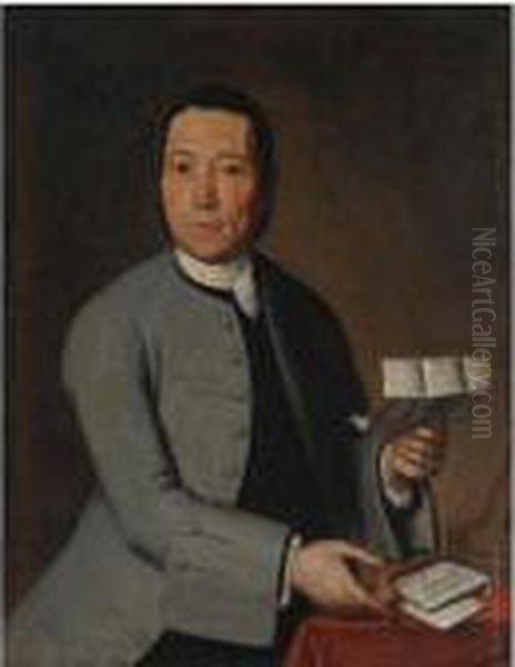 Ritratto Di Gentiluomo Con Una Lettera In Mano Oil Painting by Giacomo Ceruti (Il Pitocchetto)