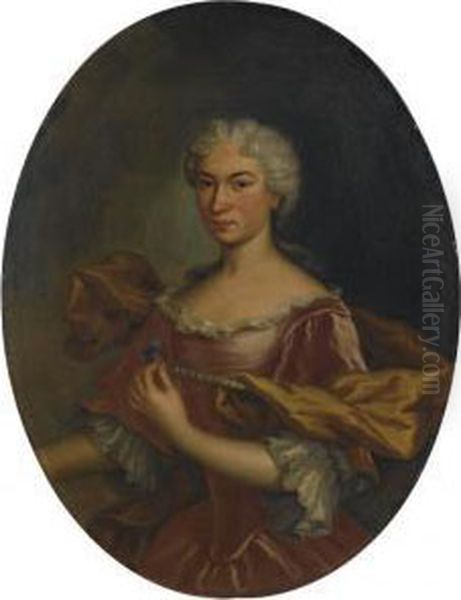 Ritratti Di Gentildonne Oil Painting by Giacomo Ceruti (Il Pitocchetto)