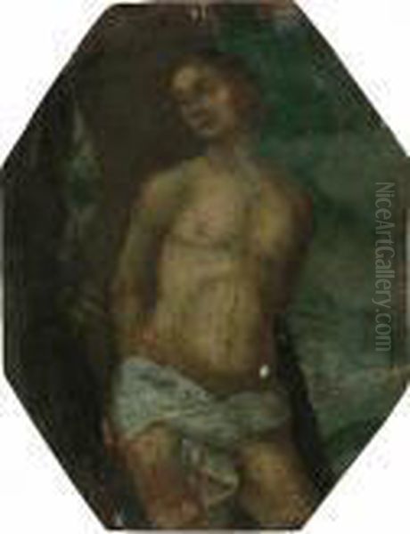 Saint Sebastian Oil Painting by Giuseppe Cesari