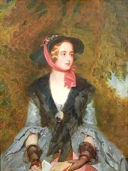 Rose Bradwardine, Heroine of 'Waverley' Oil Painting by John Bostock