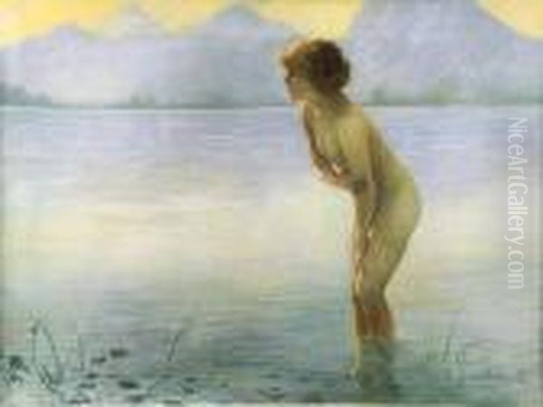 La Baigneuse Oil Painting by Paul Chabas