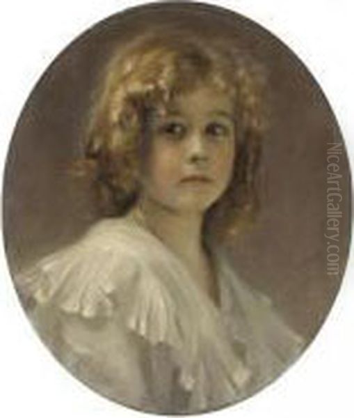 Portrait De Garconnet Oil Painting by Paul Chabas