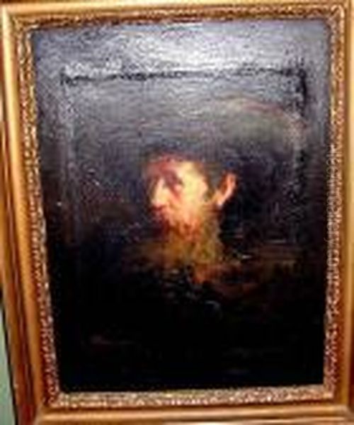 Possibly A Self Portrait, Bust Length, In The Manner Of Velasquez Oil Painting by George-Paul Chalmers