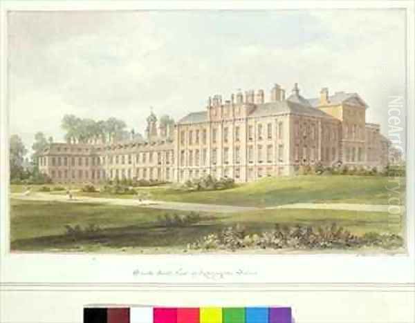 South East View of Kensington Palace Oil Painting by John Buckler