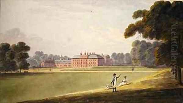 Kensington Palace Oil Painting by John Buckler