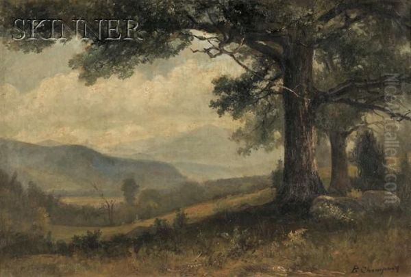 View To The Valley Oil Painting by Benjamin Champney