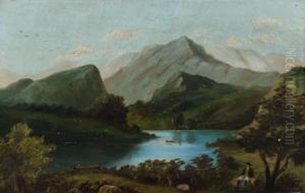 Landscape Oil Painting by Benjamin Champney