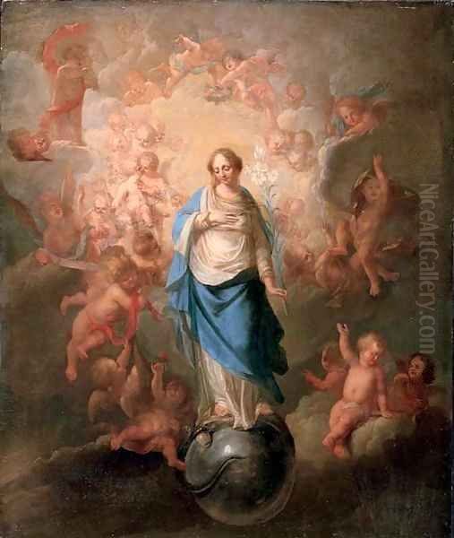 The Immaculate Conception Oil Painting by Anton Raphael Mengs Bohemia