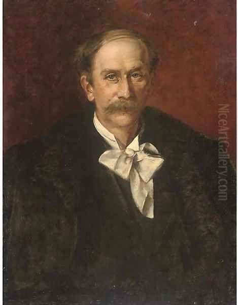 Portrait of the composer Jules Massenet (1842-1912) Oil Painting by Giovanni Boldini