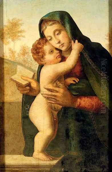 The Madonna and Child 3 Oil Painting by Giuliano Bugiardini