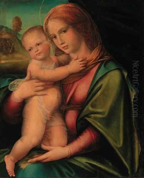 The Madonna and Child 2 Oil Painting by Giuliano Bugiardini