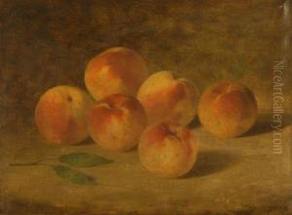 Still Life With Peaches. Oil Painting by Bryant Chapin