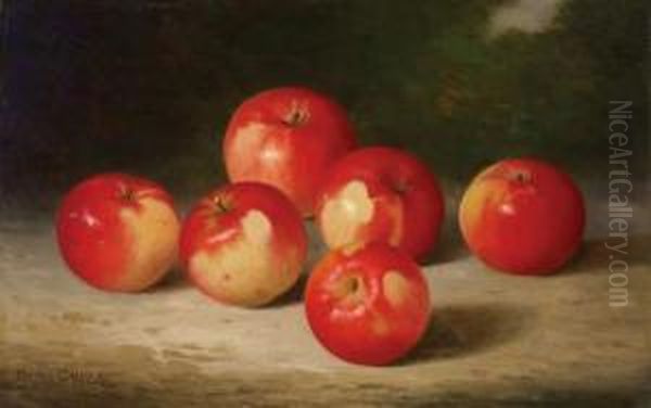 Still Life With Apples Oil Painting by Bryant Chapin