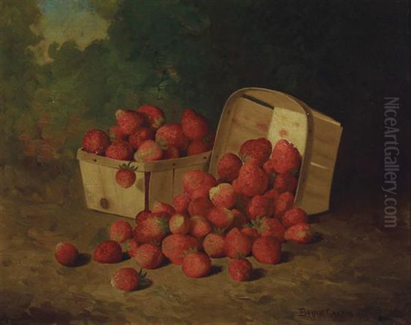 Baskets Of Strawberries Oil Painting by Bryant Chapin