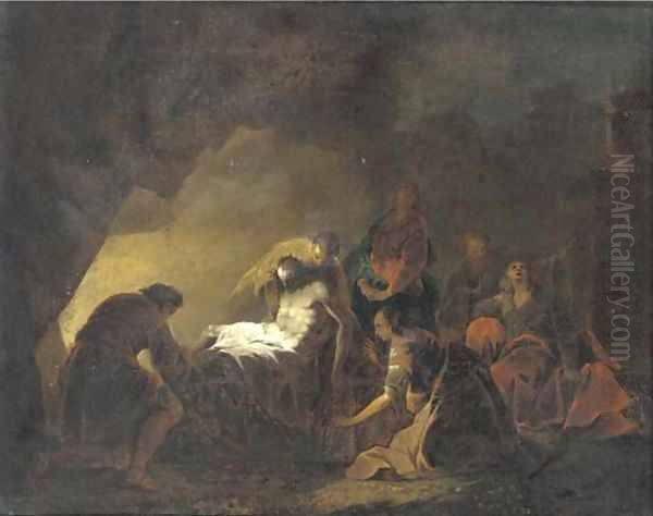 The Entombment of Christ Oil Painting by Leonaert Bramer