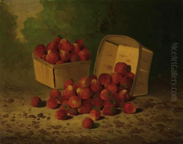 Still Life With Strawberries Oil Painting by Bryant Chapin